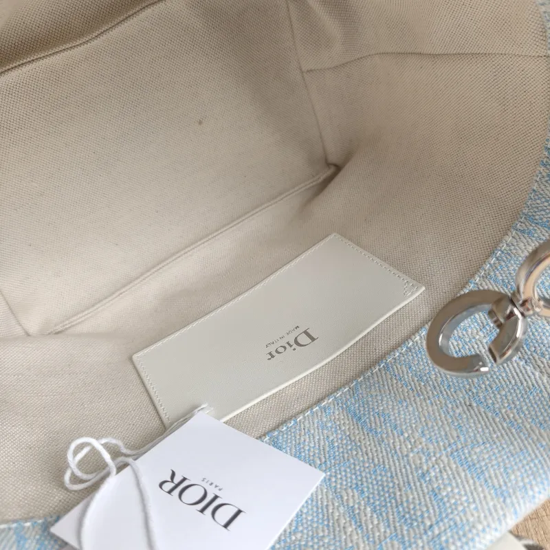 DIOR Top Handle Bag TOUJOURS Edition Canvas Small 18.5 × 12 × 18.5 cm — detail view 11 of 13