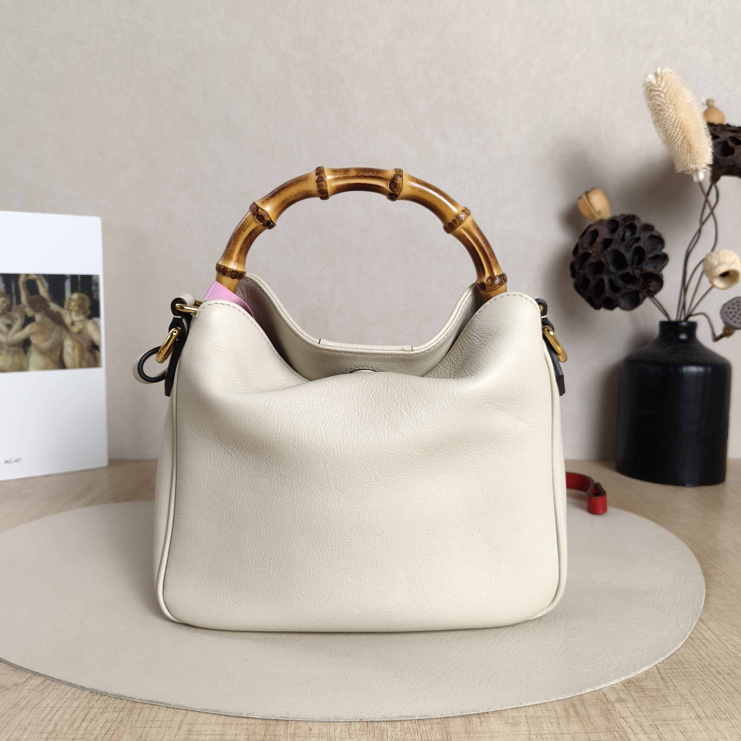 GUCCI Crossbody Bagdiana Top Handle Crossbody Bag White Calfskin Small23 × 6 × 19 cm — cover view 2 of 5