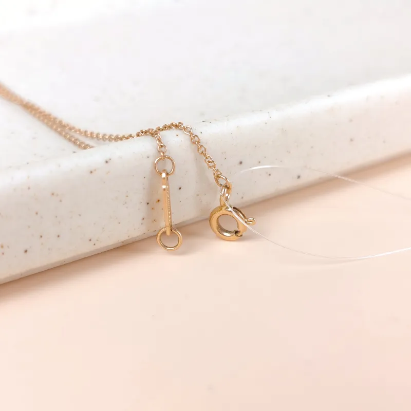 Tiffany&Co. Necklace Atlas Collection Rose Gold Diamond18KR ose Gold One Size 45cm — cover view 9 of 9