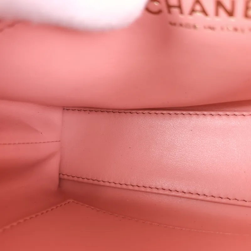 Chanel Crossbody Bag Kelly Pink Calfskinmini19 × 7 × 13 cm — detail view 14 of 15
