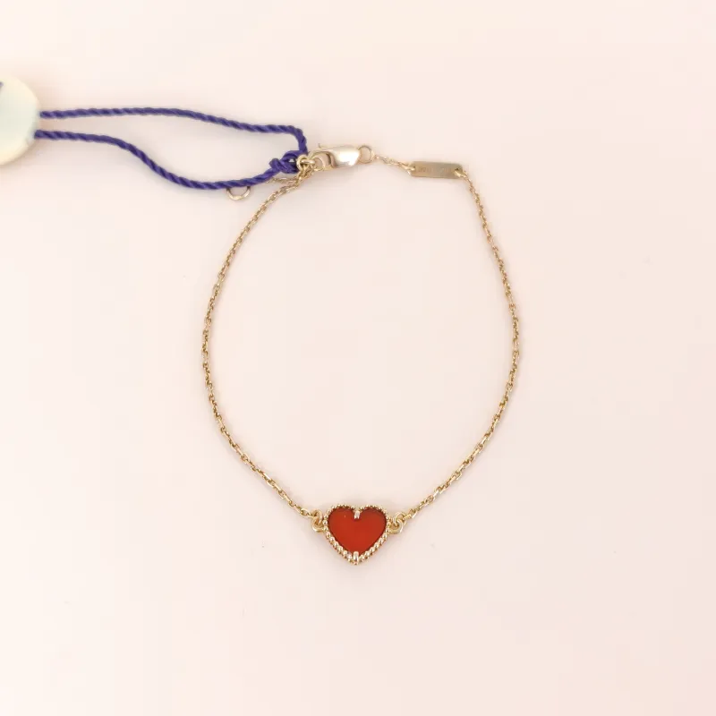 Van Cleef & Arpels Bracelet Sweet Hearts Bracelet 18KR ose Gold One Size 17.5 cm
