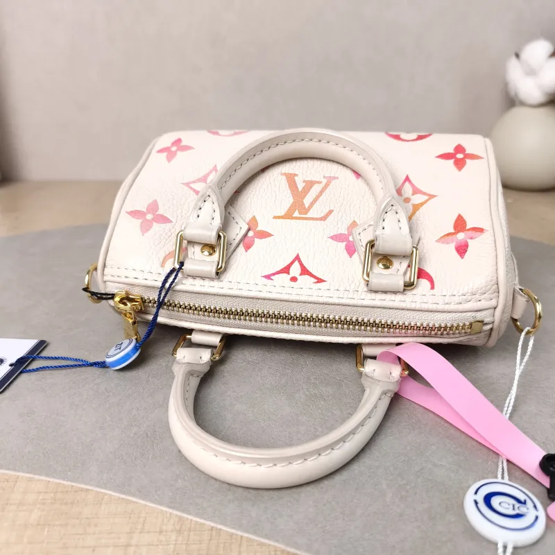 Louis Vuitton Crossbody Bag Speedy Nano Monogram Empreinte Embossed Calfskin nano 16 × 7.5 × 10 cm — detail view 7 of 12