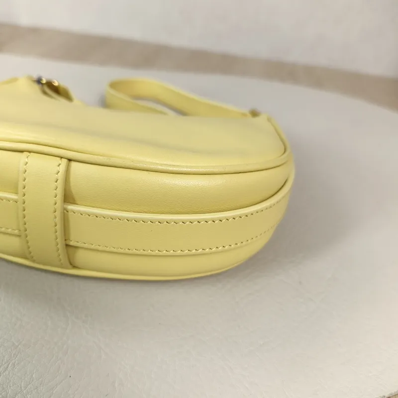 CELINE Shoulder Bag AVA Yellow Calfskinmini16 × 4 × 8.5 cm — detail view 7 of 10