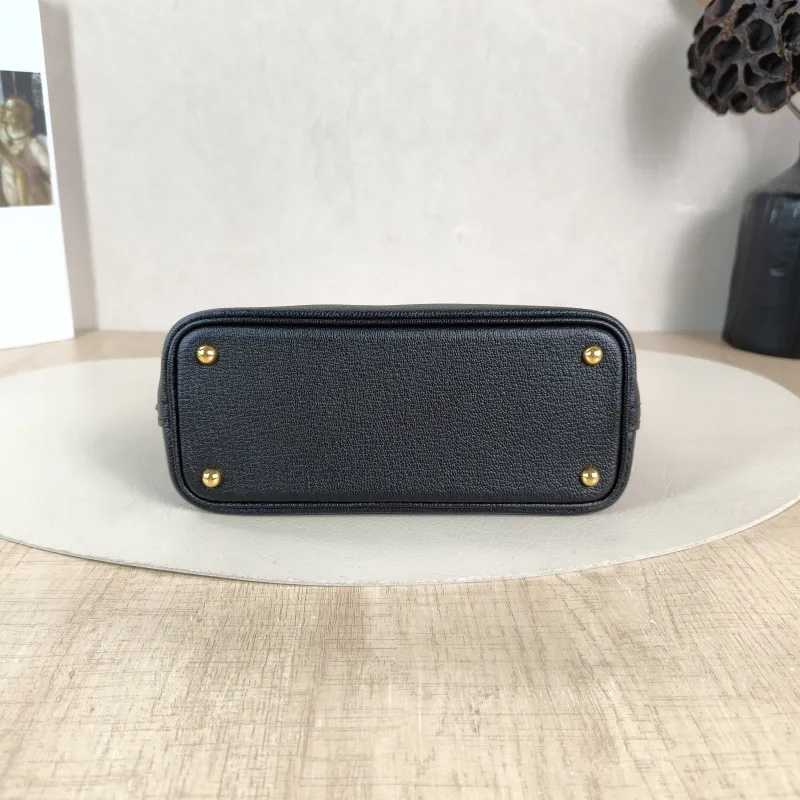 Hermès Crossbody Bag Bolide 1923 Top Handle Bag Black Lambskin Mini 18 × 8 × 15 cm K — cover view 4 of 6