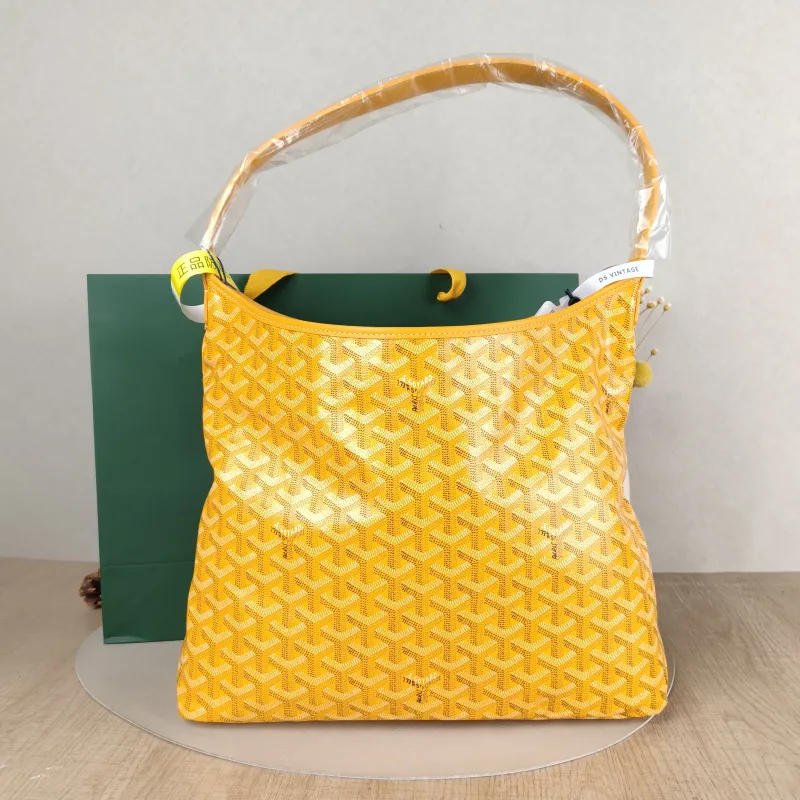 GOYARD Shoulder Bag Boheme Hobo​ Yellow PVC Small 43 × 14 × 27 cm — cover view 2 of 6