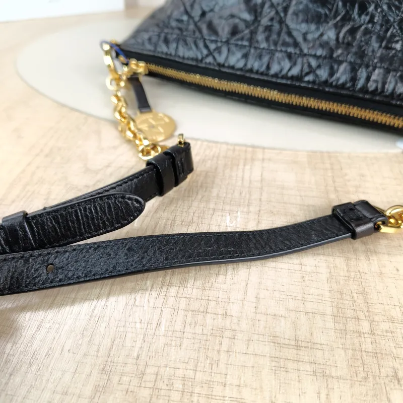 DIOR Shoulder Bag star Hobo Vanity Case Bag Black Calfskin One Size22 × 10 × 14.5 cm — detail view 8 of 9