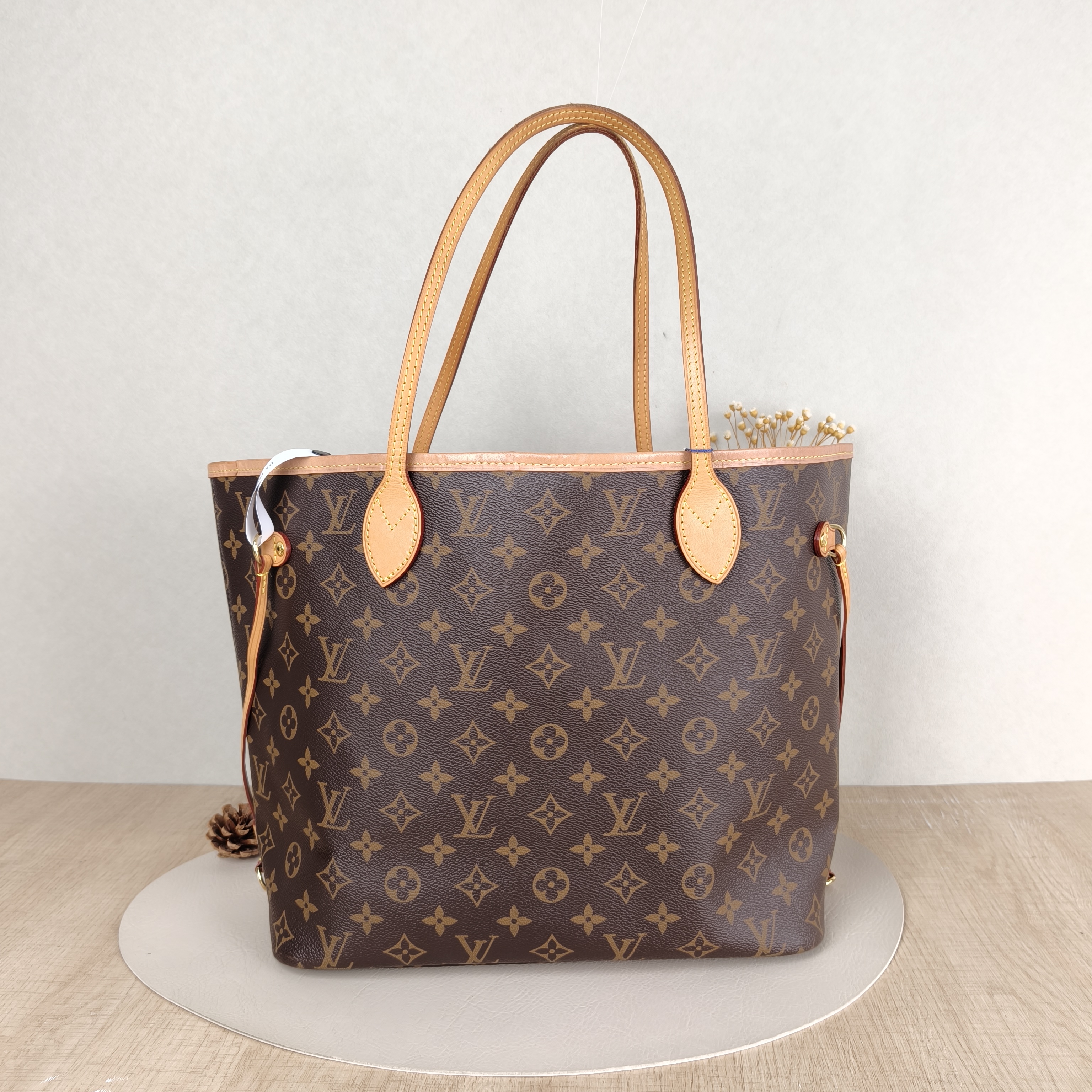 Louis Vuitton Shoulder Bag Neverfull Monogram PVC Medium 31 × 14 × 28 cm