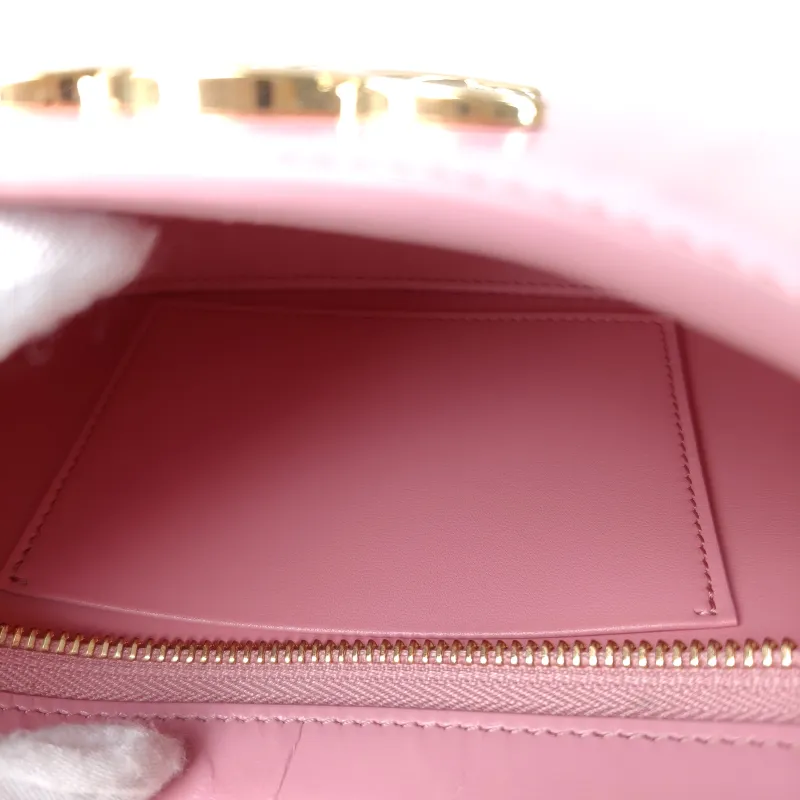 CELINE Shoulder Bag tilly Pink Calfskin Medium 22 × 4 × 13.5 cm — detail view 9 of 14