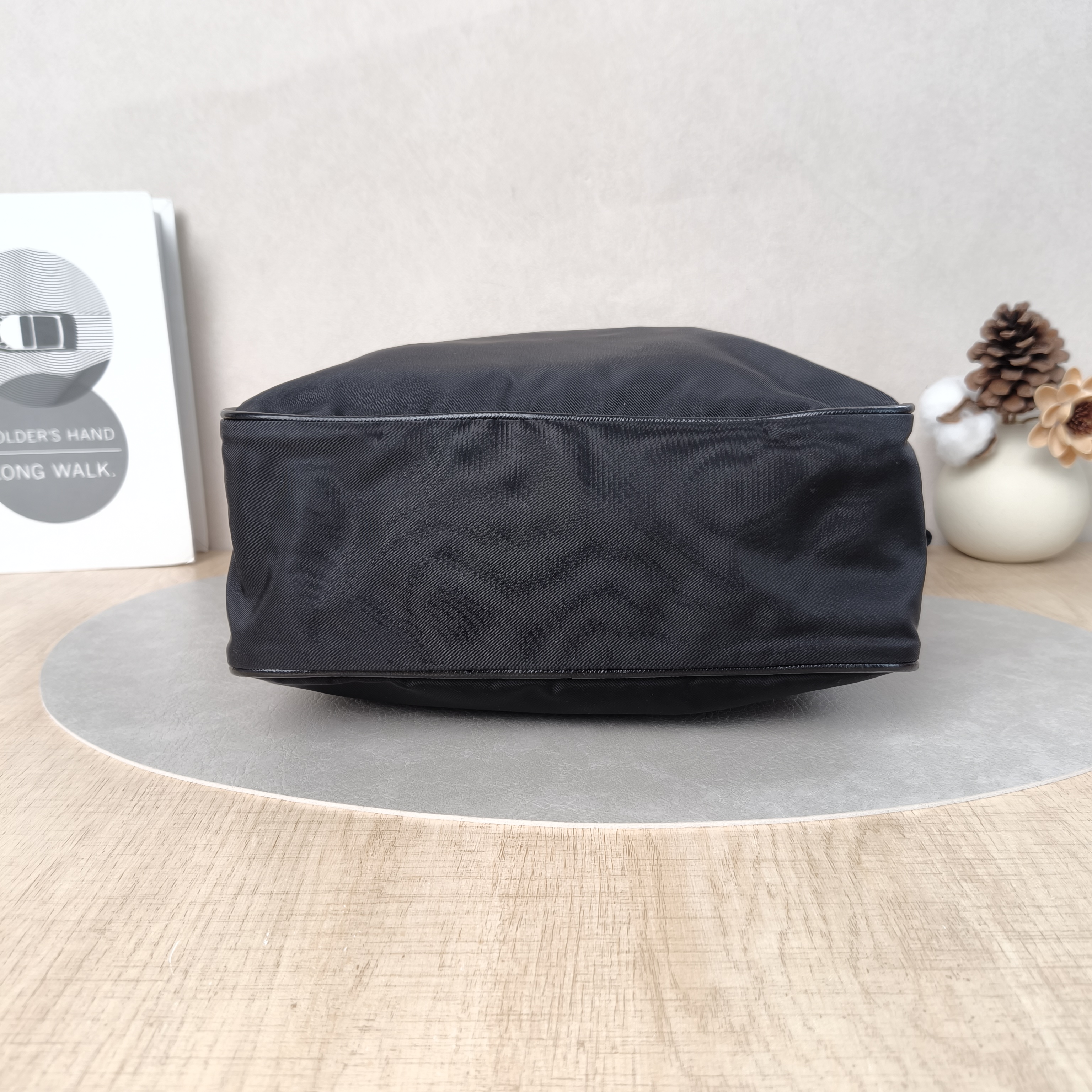 PRADA Crossbody Bag Messenger Bag Crossbody Bag Black Nylon One Size24 × 8 × 26 cm — cover view 3 of 5