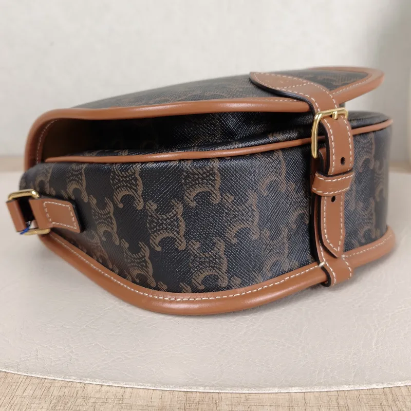 CELINE Crossbody Bag FOLCO Monogram PVC Medium 18.5 × 8 × 17 cm — detail view 3 of 13