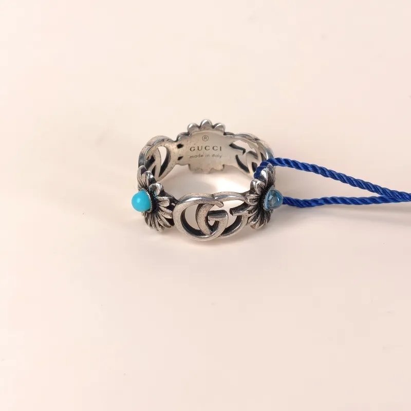 GUCCI Ring GG Ring Silver925 One Size16