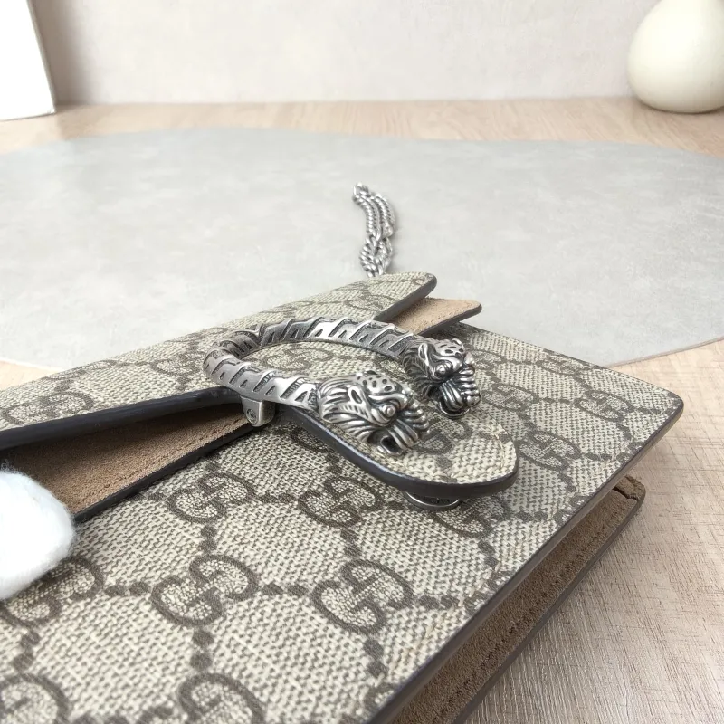 GUCCI Shoulder Bag Dionysus Monogram PV Cmini16.5 × 4 × 10 cm — detail view 10 of 13