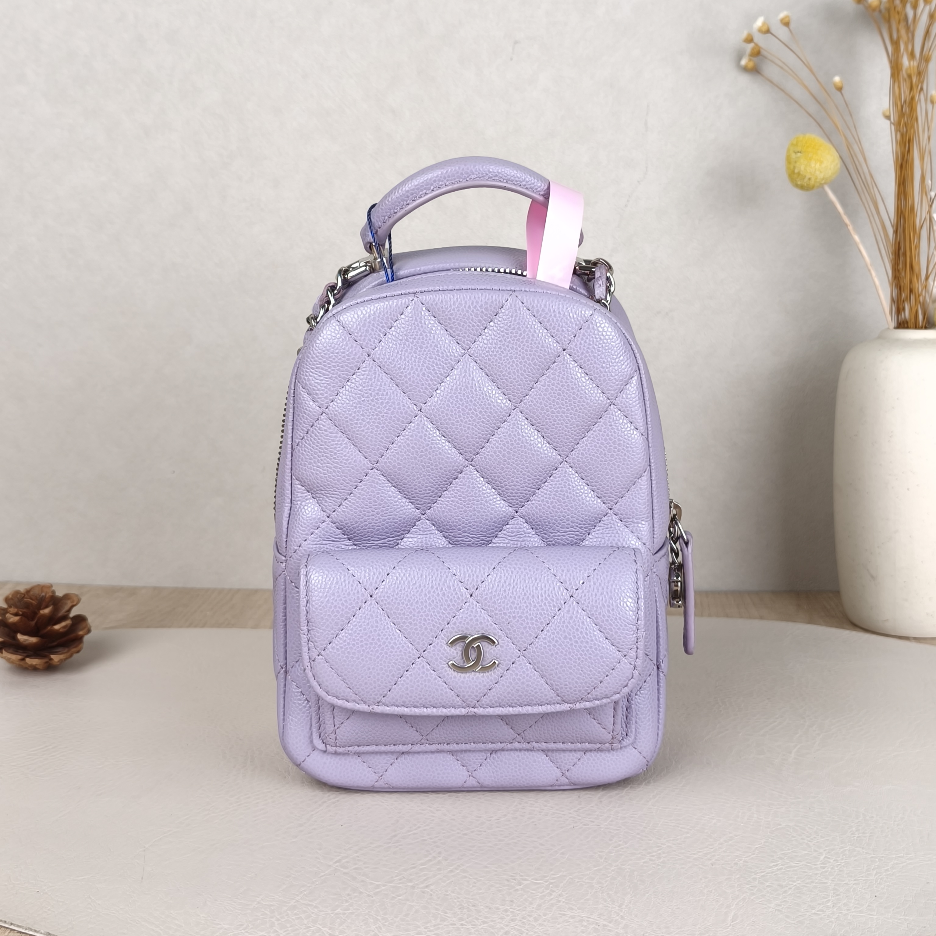 Chanel Backpack mini Backpack Collection Calfskin One Size13 × 9 × 18 cm
