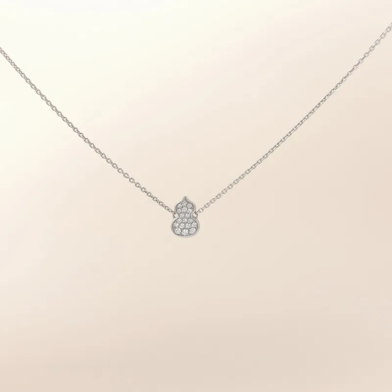 Qeelin Necklace Wulu Collection Necklace 18KW hite Gold Diamond Diamond18KW hite Gold One Size 0.8*39cm