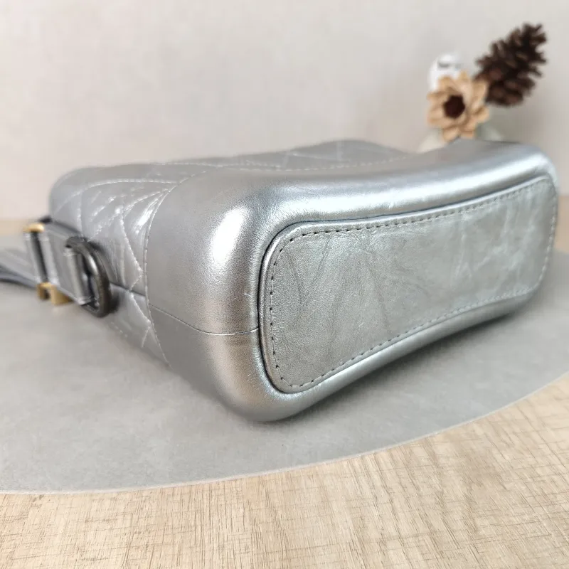 Chanel Crossbody Bag Gabrielle Gabrielle Bag Silver CC alfskin Small20 × 8 × 15 cm — detail view 6 of 13