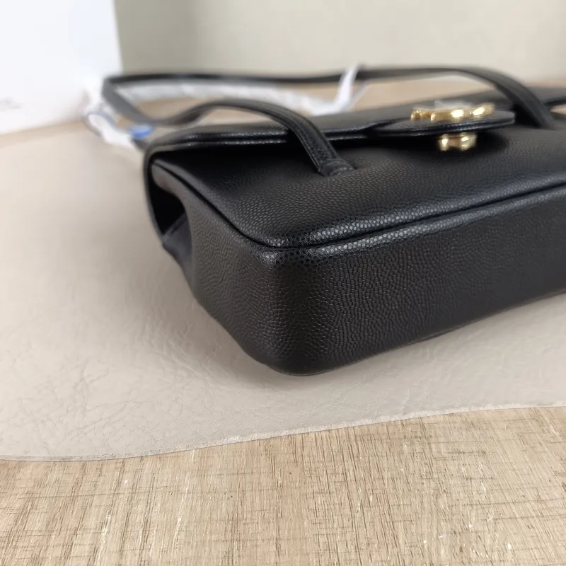 Chanel Crossbody Bag26p preppy coco Black Grained Calfskinmini17 × 5 × 11.5 cm — detail view 8 of 10