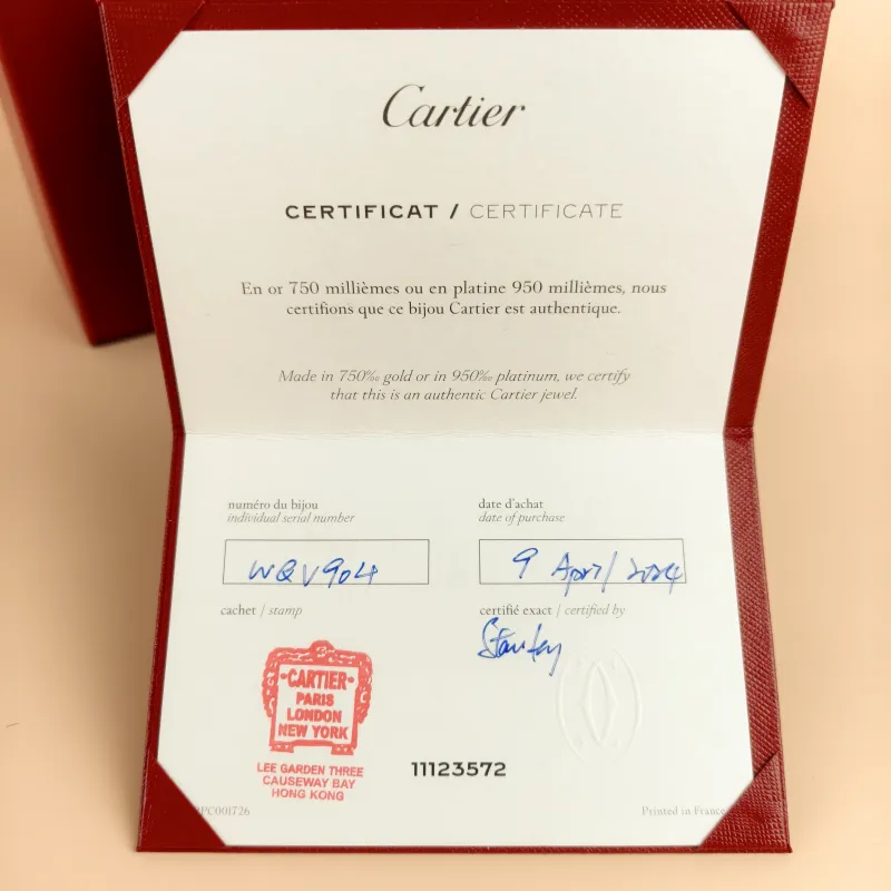 CARTIER Bangle Love Collection Bangle White Gold Diamond18KW hite Gold Medium Edition 20 — detail view 1 of 1