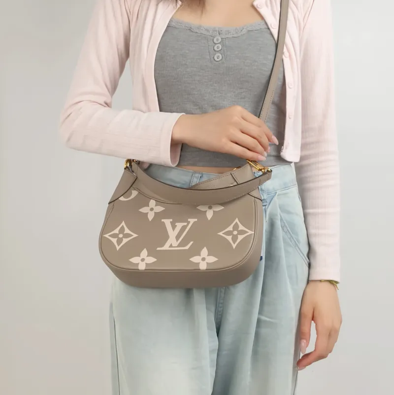 Louis Vuitton Shoulder Bag Bagatelle Monogram Empreinte Embossed Calfskin Small24 × 7 × 18 cm — on-model view 2 of 2