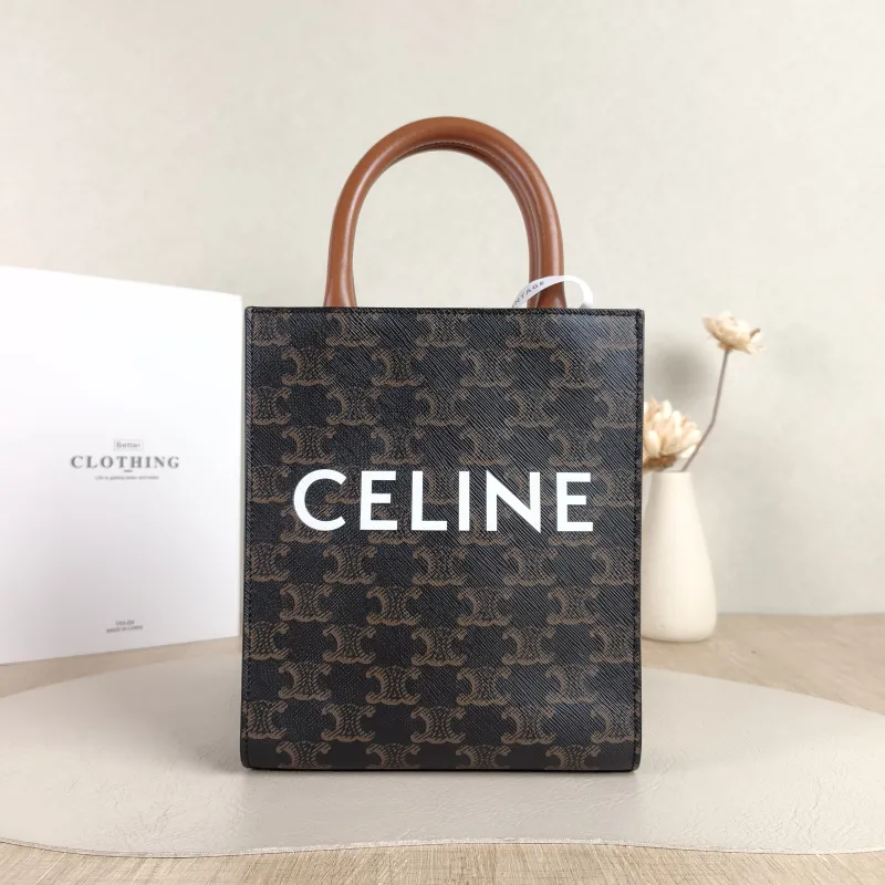 CELINE Crossbody Bag CABAS Mini Monogram PVC Mini 17 × 4 × 20.5 cm