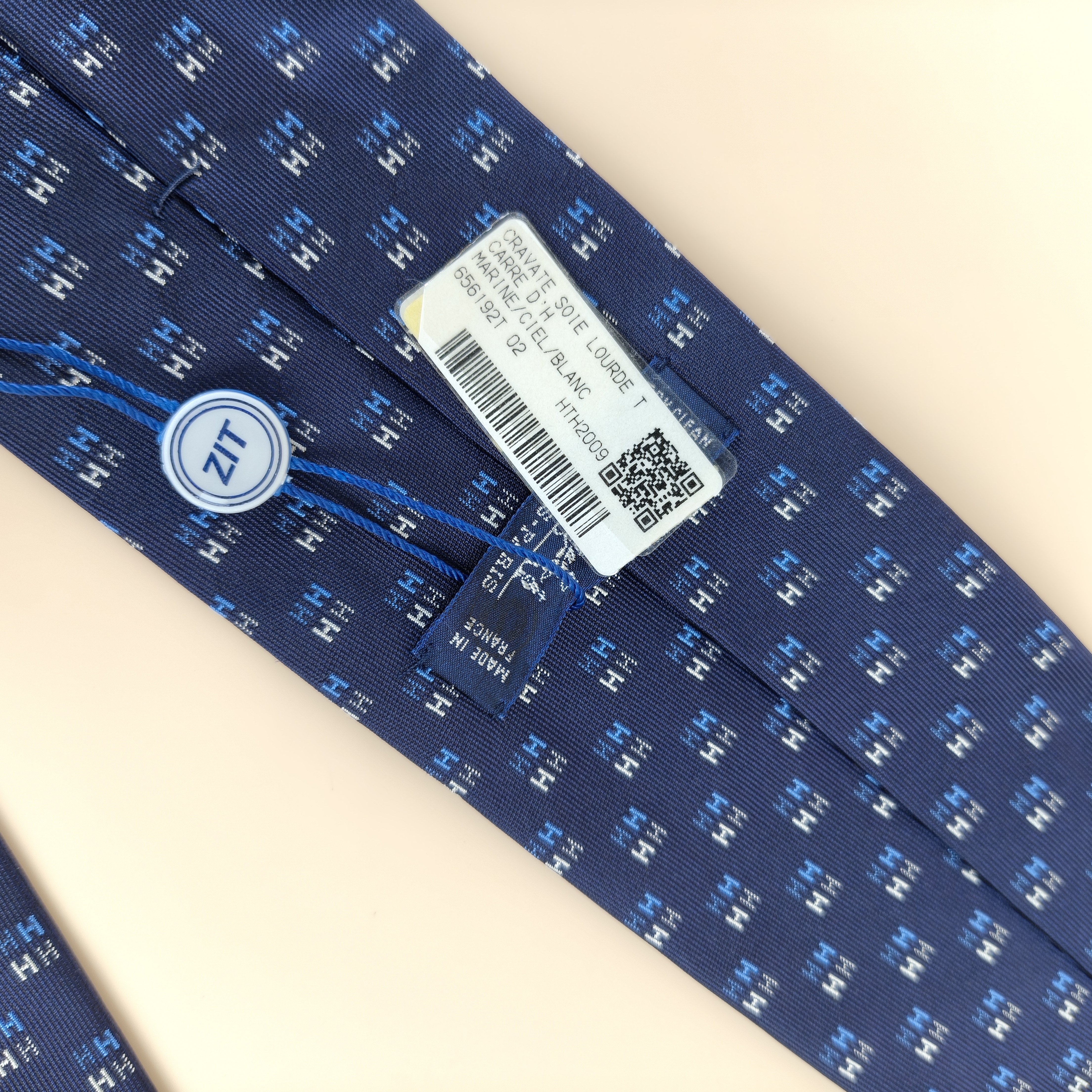 Hermès Blue Silk One Size146*8 — cover view 4 of 7