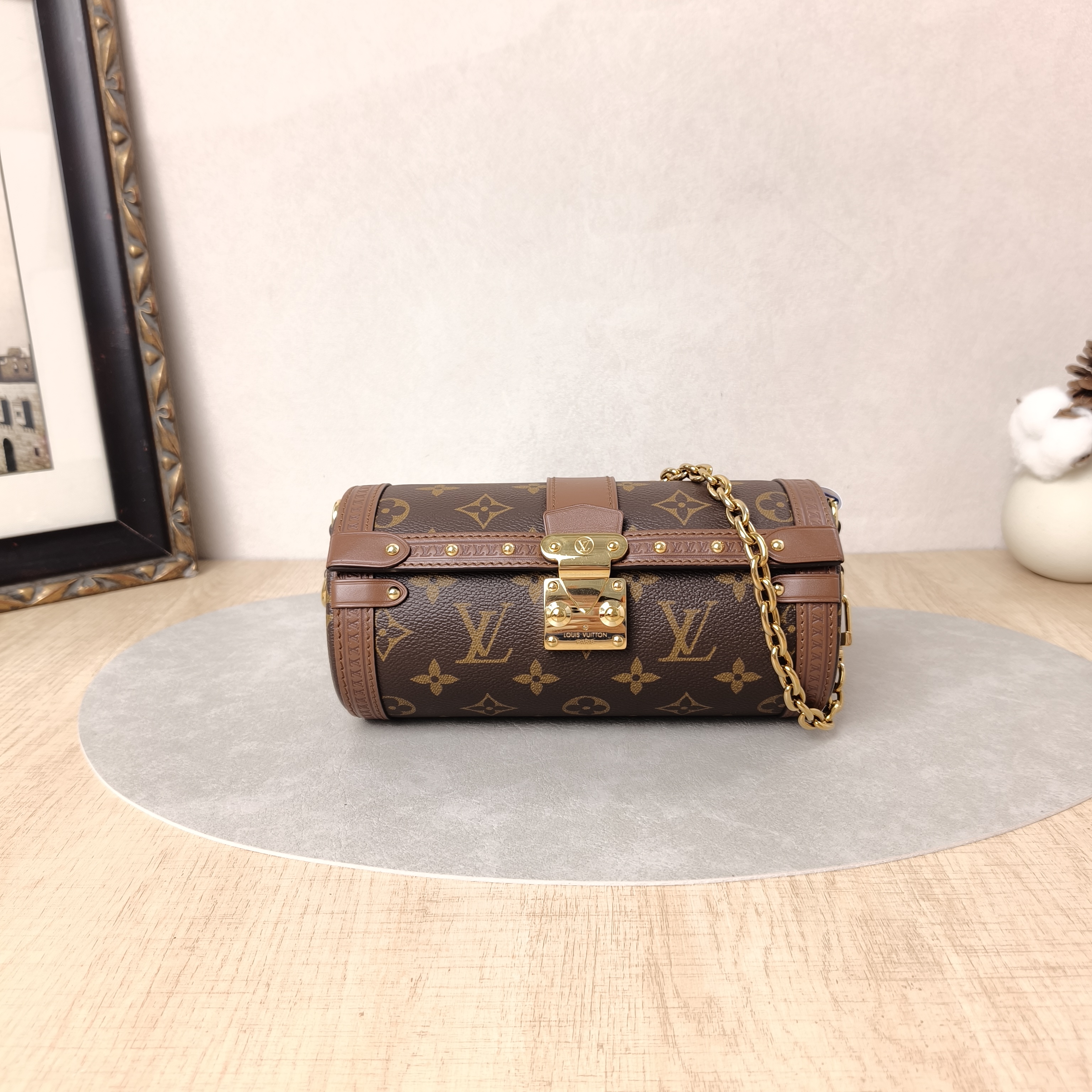 Louis Vuitton Crossbody Bag Papillon Trunk Monogram PVC Small19 × 9 × 9 cm