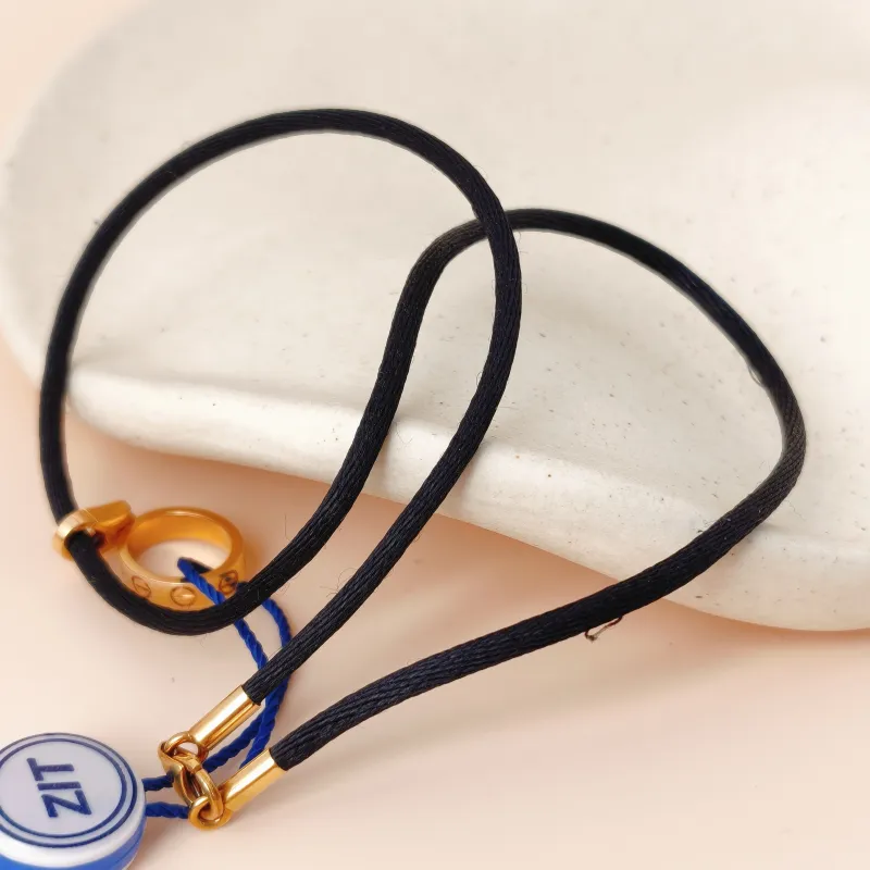 CARTIER Necklace Love Collection Necklace Black 18k One Size 38cm โ cover view 3 of 7
