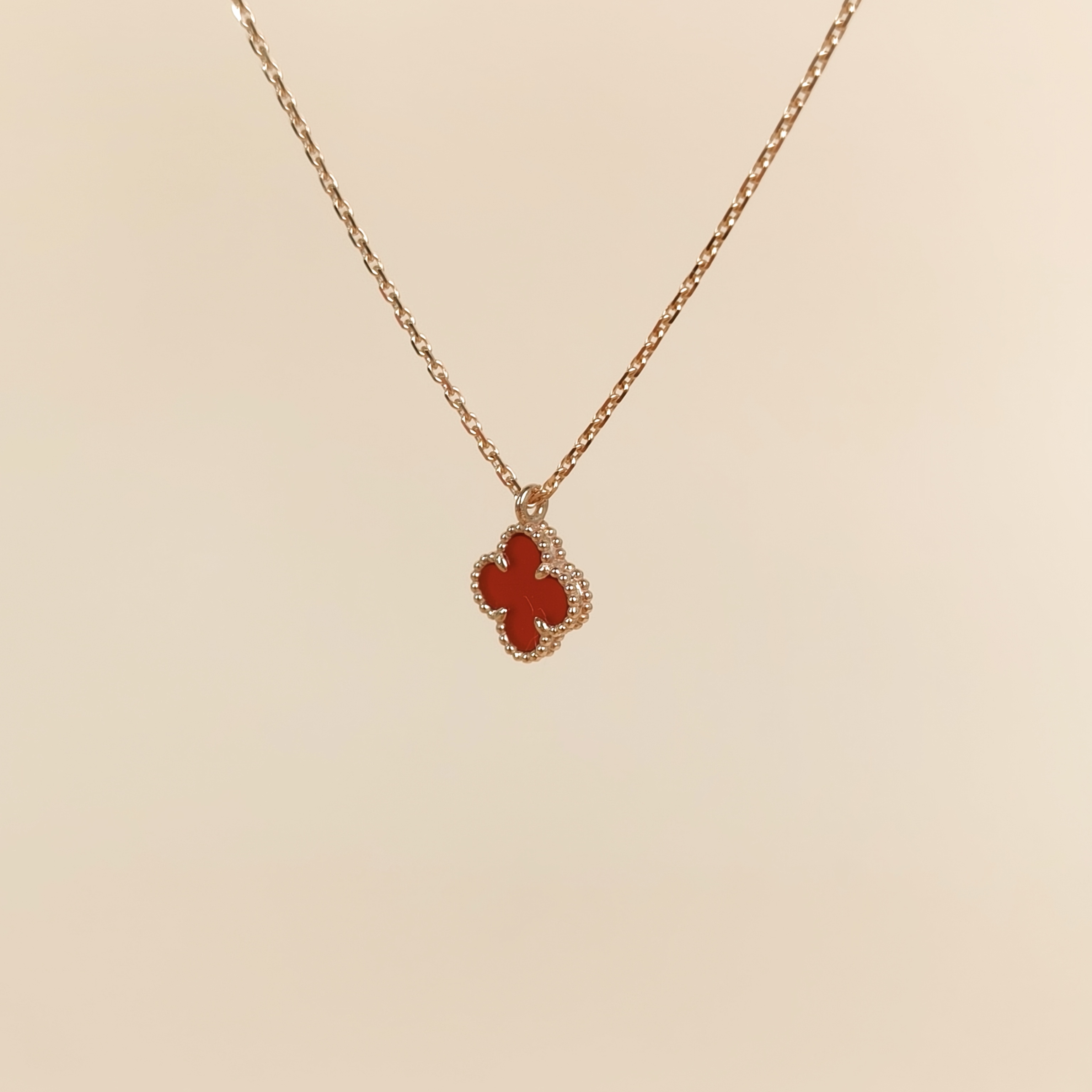 Van Cleef & Arpels Necklace Alhambra 18KR ose Gold Sweet Mini40cm — cover view 2 of 9