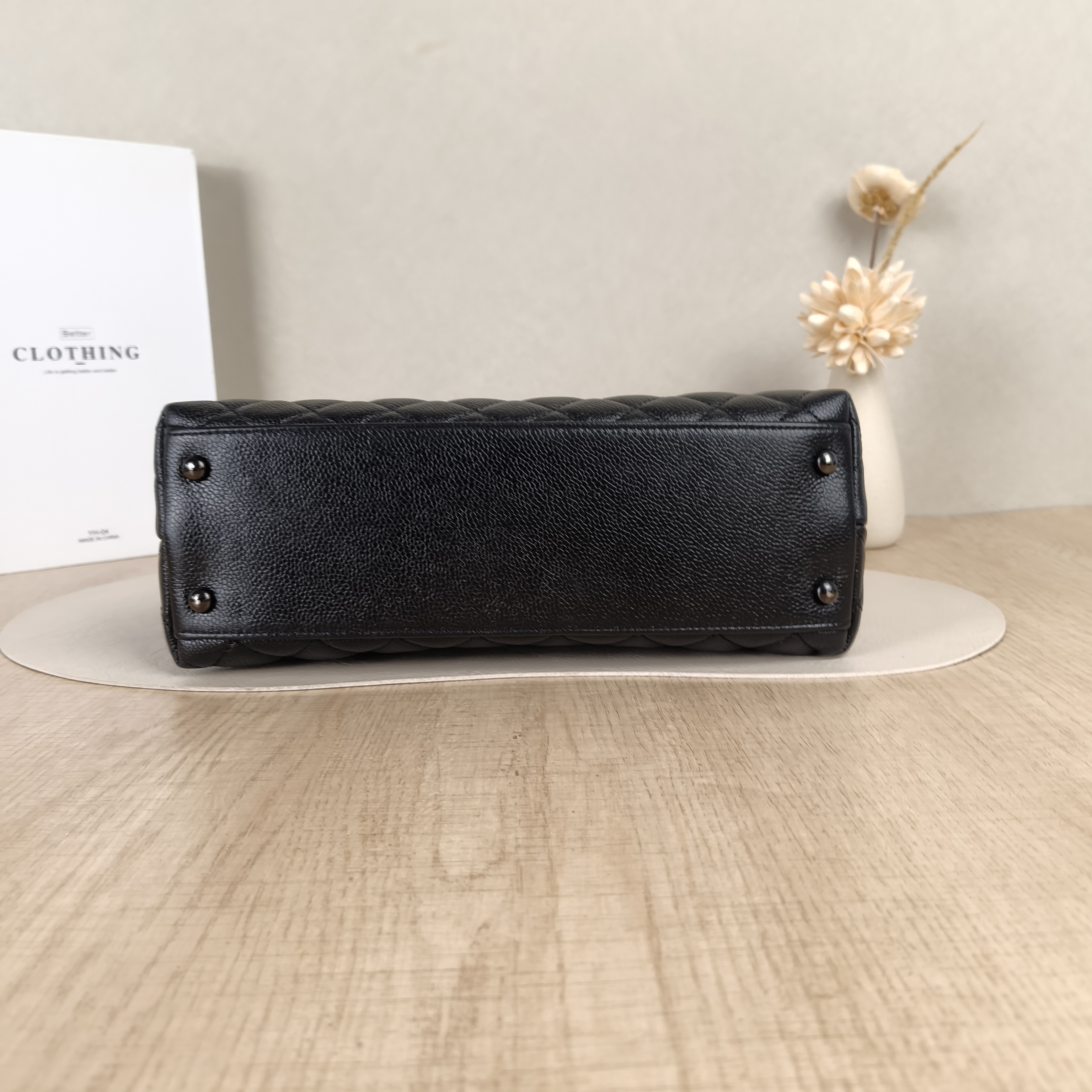 Chanel Top Handle Bag Coco HandleBlack Grained Calfskin Medium29 × 12 × 18 cm — cover view 6 of 6