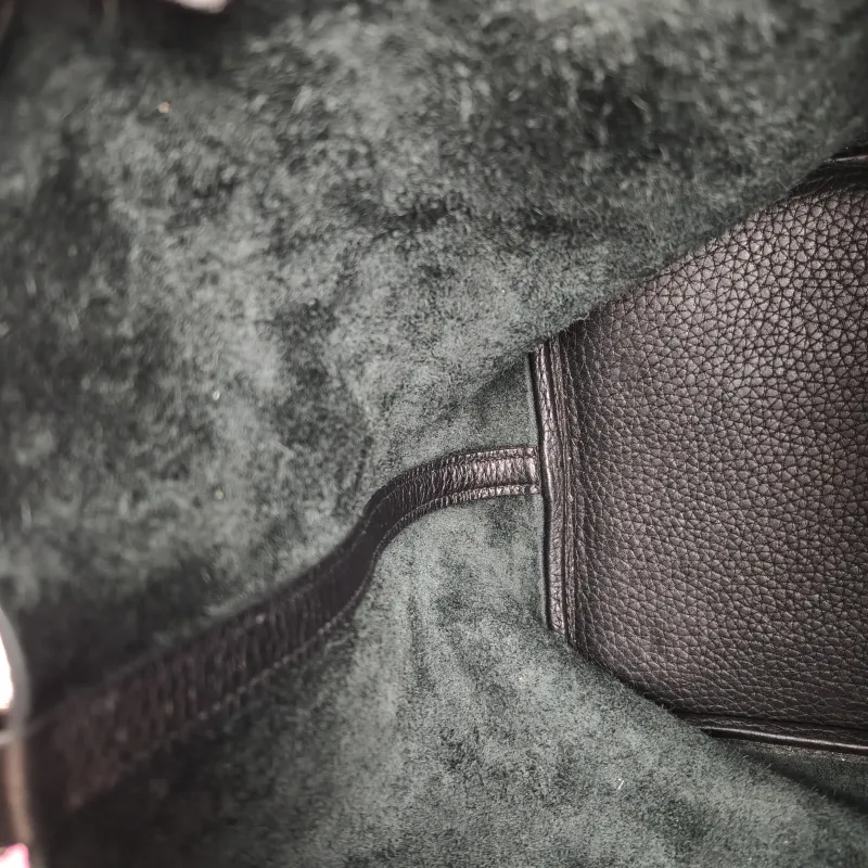 Hermès Top Handle Bag Picotin Lock 22 22 Black TC Calfskin Medium 22 × 18 × 21 cm C — detail view 9 of 9
