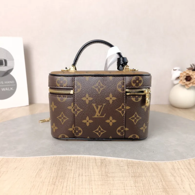Louis Vuitton Shoulder Bag VANITY POUCH Cosmetic Bag Monogram PVC 19 × 6.5 × 11.5 cm — cover view 5 of 6