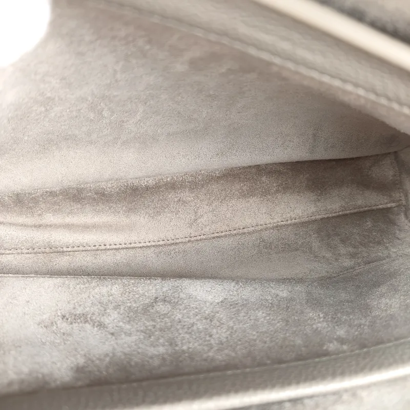 CELINE Shoulder Bag Soft 16Shoulder Bag Grey Calfskin Medium32 × 15 × 24 cm — detail view 12 of 12
