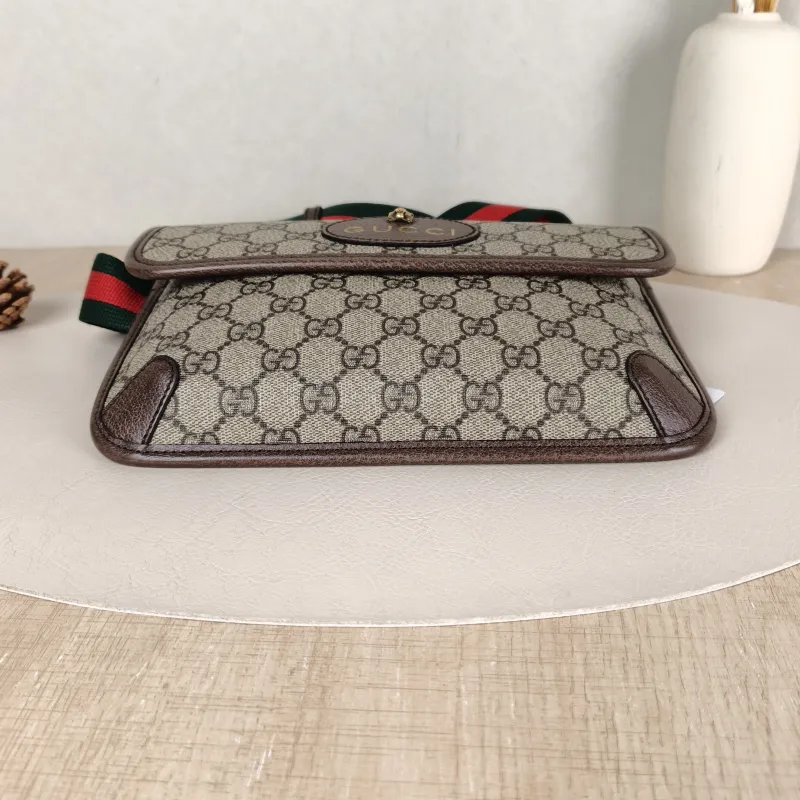GUCCI Crossbody Bag Neo Vintage Belt Bag Monogram PVC Medium 24 × 4 × 17 cm — cover view 2 of 5