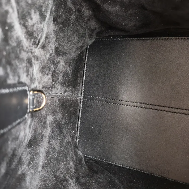 DIOR Top Handle Bag TOUJOURS Black Calfskin Medium 28.5 × 17 × 21.5 cm — detail view 6 of 10