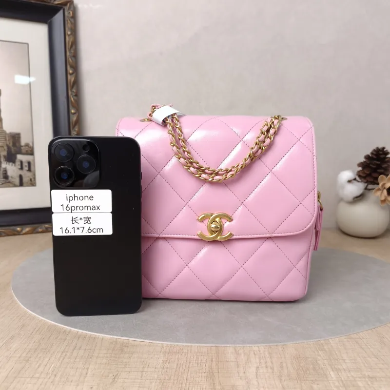 Chanel Backpack23p Pinkado Backpack Pink Calfskin One Size19 × 6 × 19 cm — cover view 5 of 6
