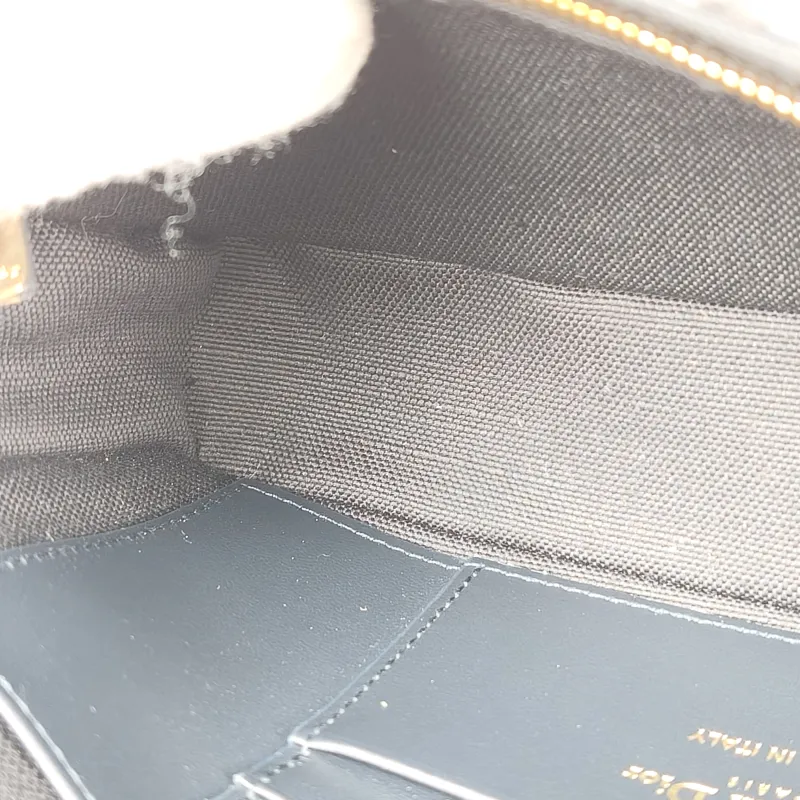 DIOR Shoulder Bag 30 Montaigne D-Vine Blue Canvas One Size 22 × 5 × 12 cm — detail view 10 of 13