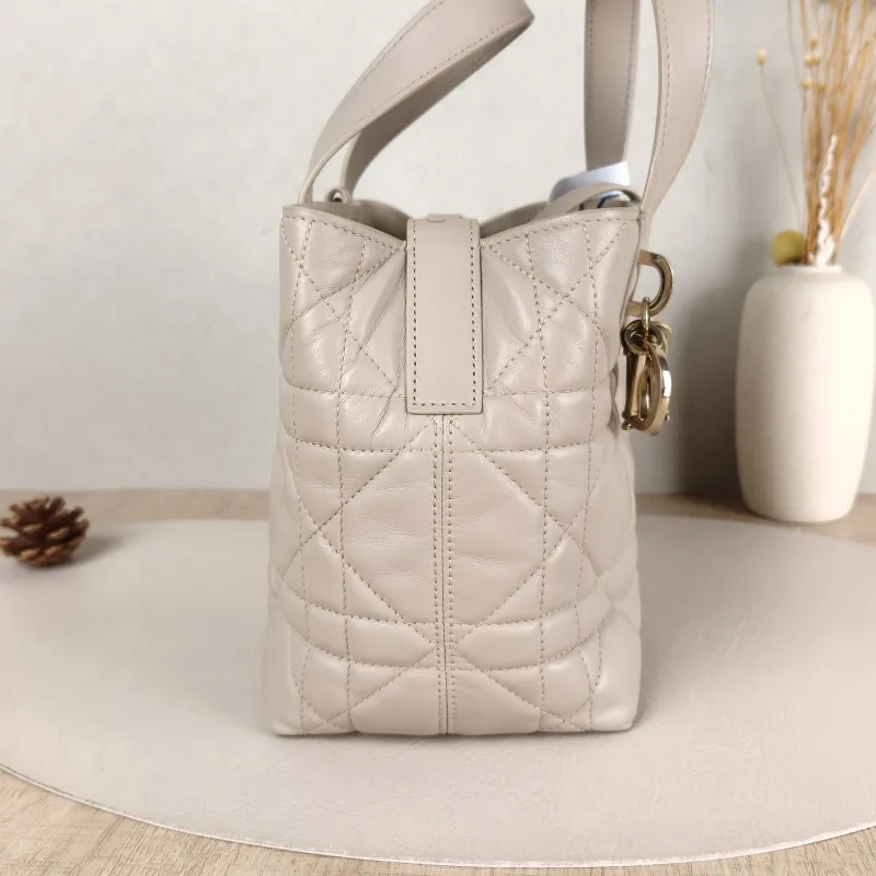 DIOR Top Handle Bag TOUJOURS Edition Beige Calfskin Small 18.5 × 12 × 18.5 cm — detail view 5 of 12