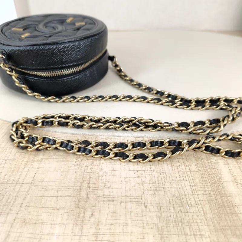 Chanel Crossbody Bag19bag c Black Grained Calfskin One Size12 × 4.5 × 12 cm — detail view 7 of 12