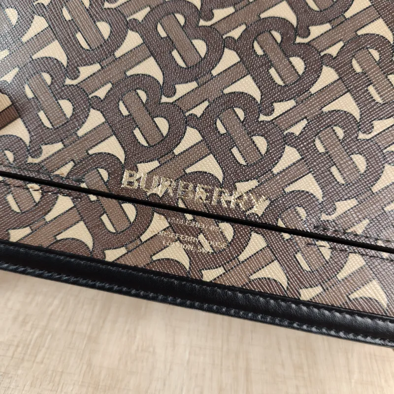 BURBERRY Shoulder Bag Shoulder Bag Brown Canvas One Size 19.5 × 7.5 × 16 cm — detail view 7 of 11