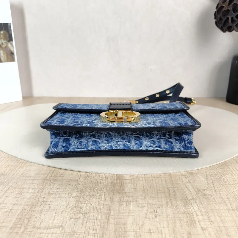 DIOR Crossbody Bag 30 Montaigne East-West 30 Blue Small 21 × 6 × 12 cm — cover view 5 of 5