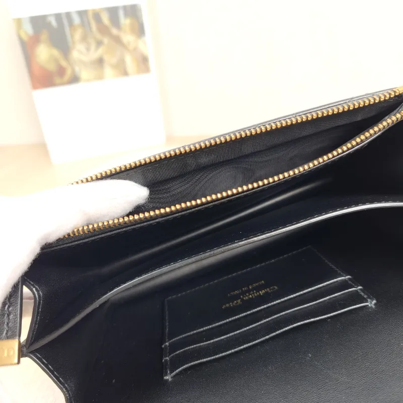 DIOR Crossbody Bag Miss Caro Chain Bag Black Lambskinmini18 × 5.5 × 12 cm — detail view 9 of 11