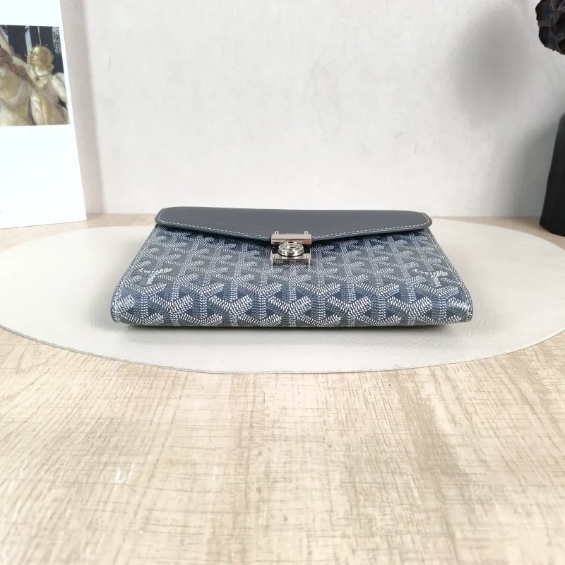 GOYARD Crossbody Bag Chypre Crossbody Bag Grey PVC One Size 21 × 4 × 16 cm — cover view 6 of 6