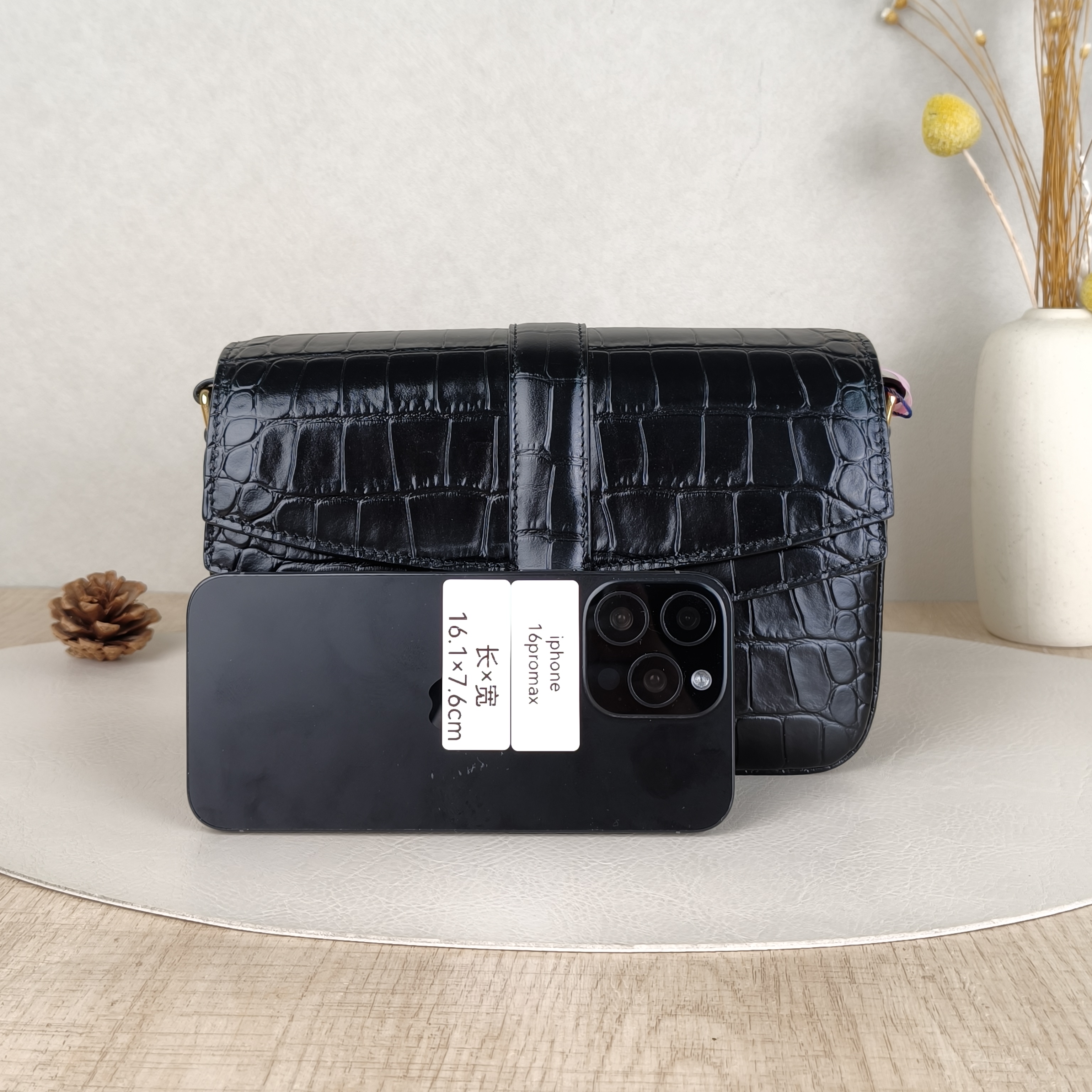 BALENCIAGA Crossbody Baglady flap Collection Crossbody Bag Black Calfskin Small22 × 9.5 × 15 cm — cover view 2 of 5