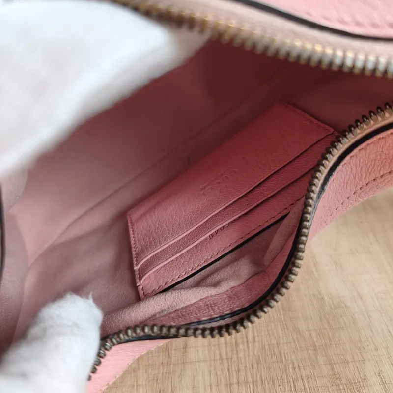 GUCCI Shoulder Bag Aphrodite Hobo Pink Calfskin Small25 × 7 × 19 cm — detail view 3 of 11