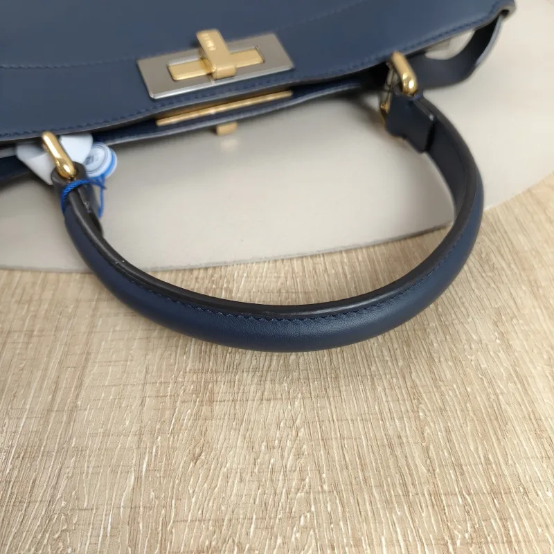 FENDI Top Handle Bag Peekaboo IS ee U Petite Calfskin Medium33.5 × 13 × 25.5 cm — cover view 9 of 13