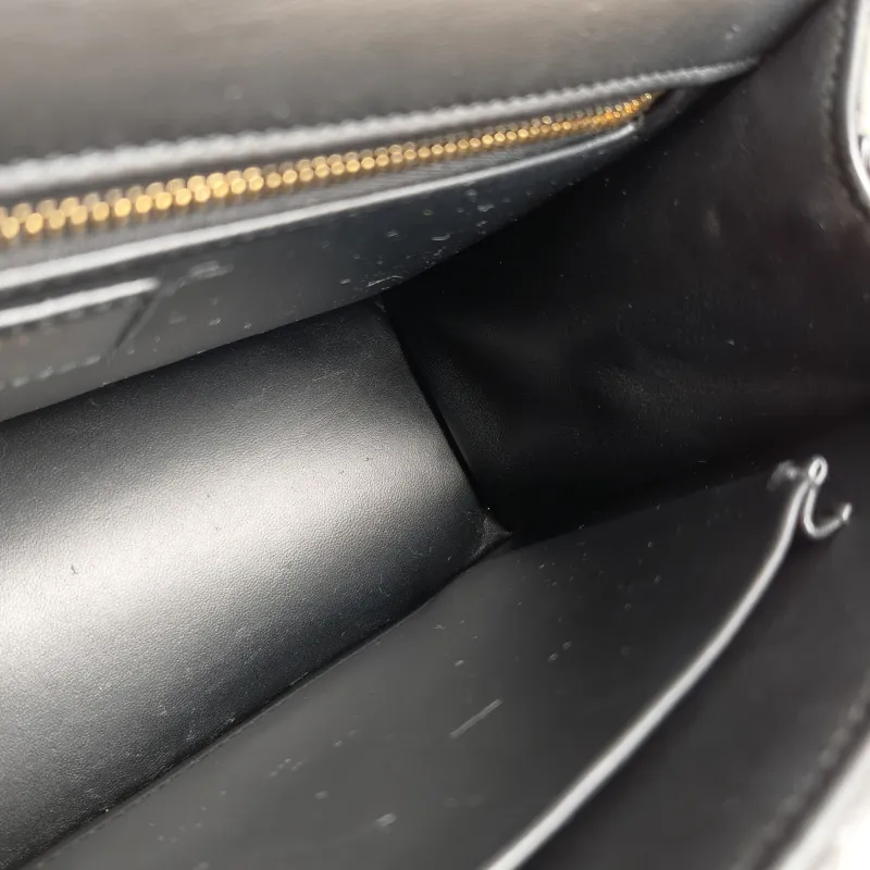 DIOR Crossbody Bag 30Montaigne 30 Edition Black Lambskin Medium 25 × 8 × 16.5 cm — detail view 8 of 9
