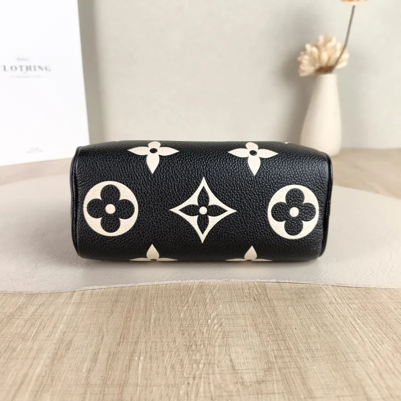 Louis Vuitton Crossbody Bag Speedy Nano Black · White Empreinte Embossed Calfskin nano 16 × 7.5 × 10 cm — cover view 5 of 6