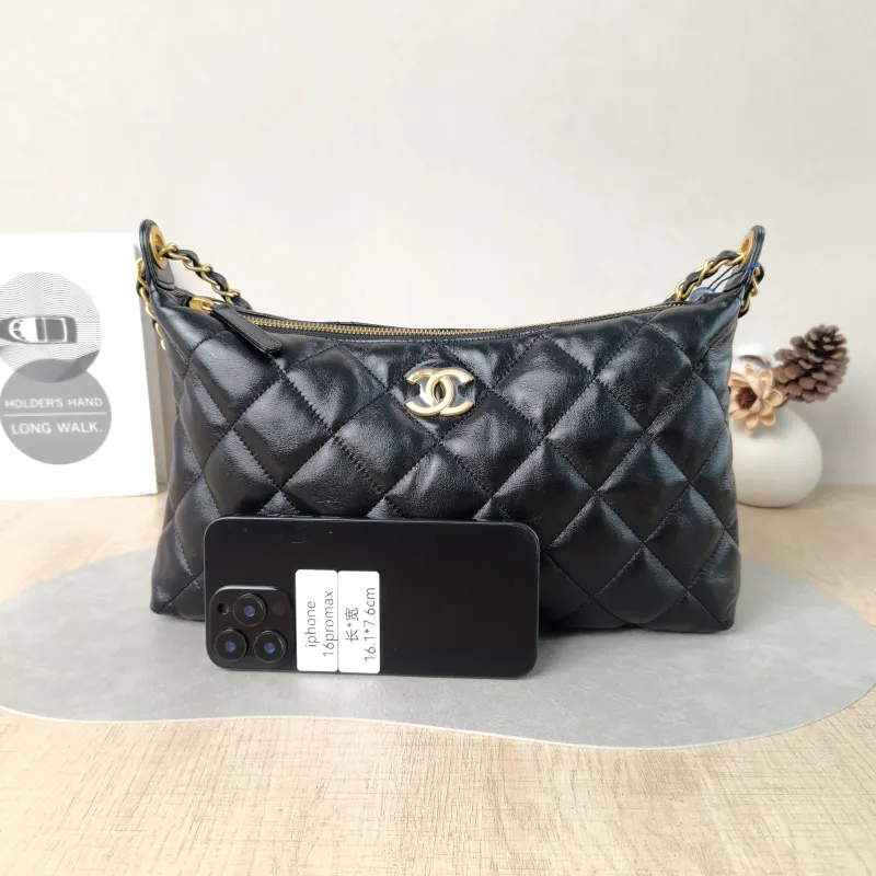 Chanel Shoulder Bag 25s hobo Black Lambskin 32 × 4 × 18 cm — cover view 2 of 6