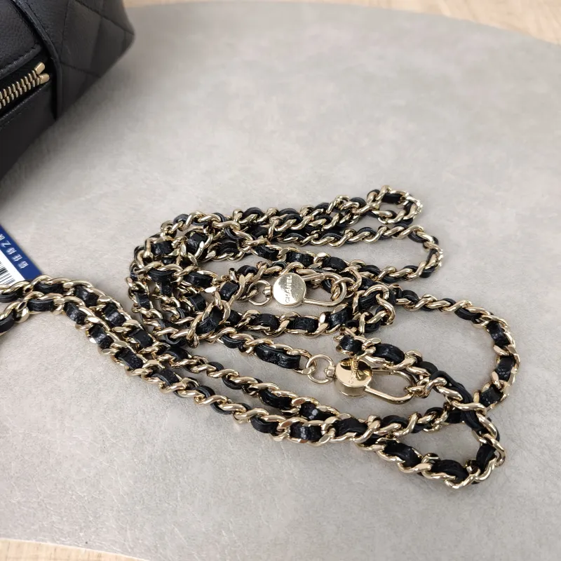 Chanel Backpack mini Backpack Collection Black with Gold-Tone Hardware Grained Calfskin One Size 13 × 9 × 18 cm — detail view 1 of 9