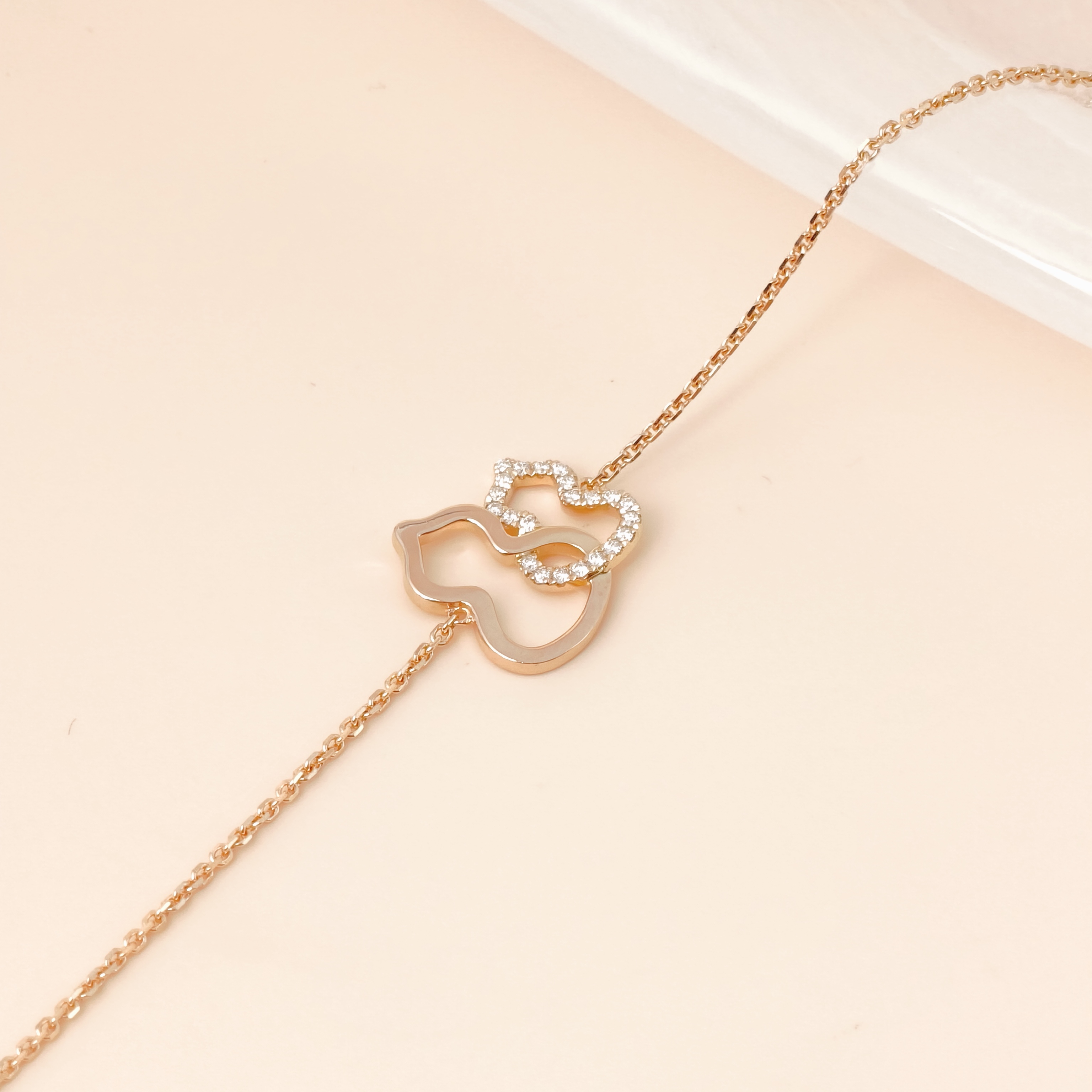 Qeelin Bracelet Wulu Collection Bracelet Rose Gold Diamond18KR ose Gold One Size17cm — cover view 3 of 9
