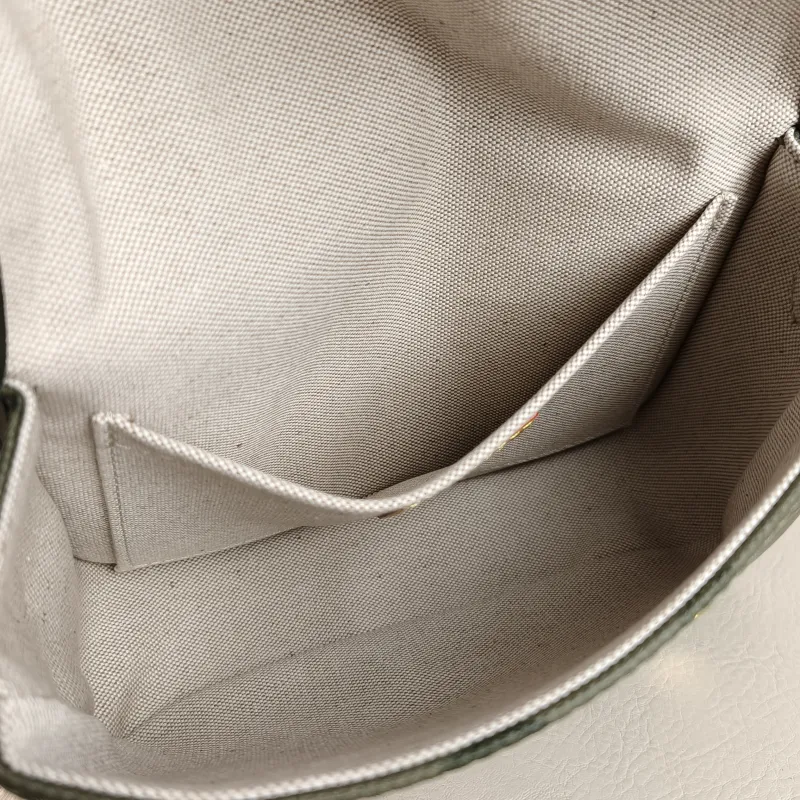 Louis Vuitton Crossbody Bag Satchel Messenger Bag Green PVC Mini 19.5 × 6 × 15 cm — detail view 2 of 12